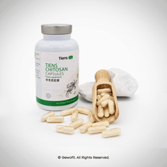 Tiens Chitosan Kapseln Schalentiere 100 Kapseln Nahrungsergänzungsmittel - gewofit